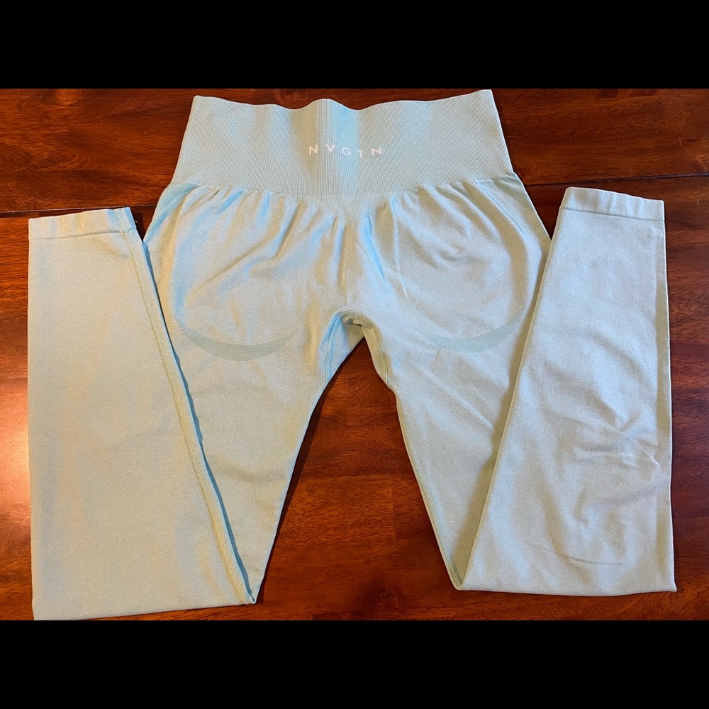 NVGTN contour seamless mint leggings